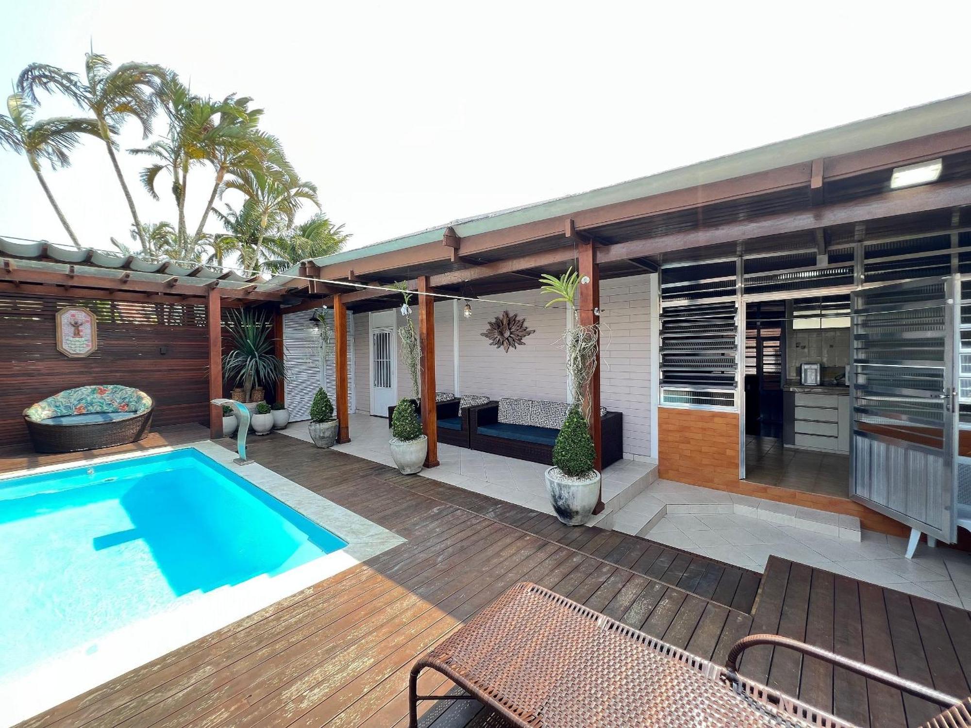 Casa Agradavel Com Piscina, A Poucos Passos Da Praia Peruíbe المظهر الخارجي الصورة