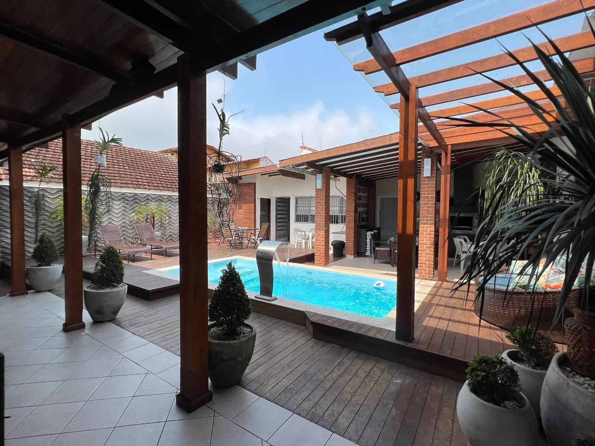 Casa Agradavel Com Piscina, A Poucos Passos Da Praia Peruíbe المظهر الخارجي الصورة