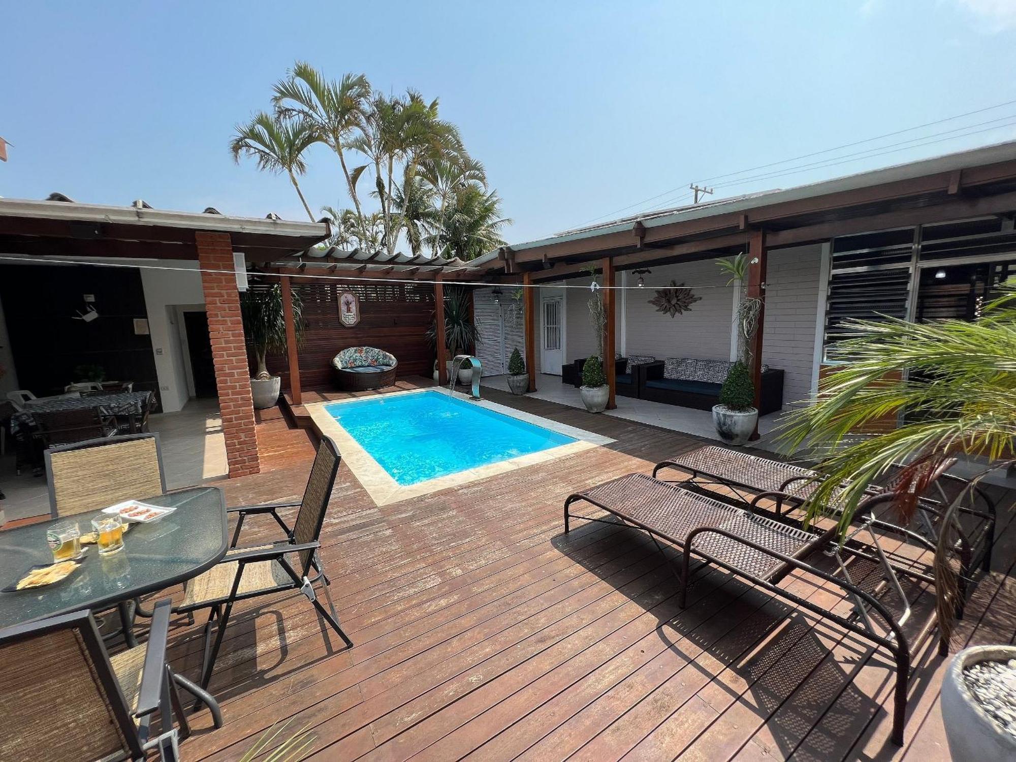 Casa Agradavel Com Piscina, A Poucos Passos Da Praia Peruíbe المظهر الخارجي الصورة